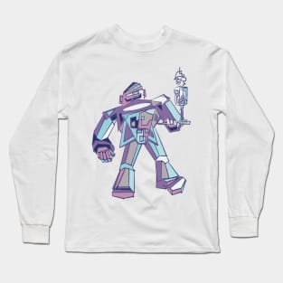 Robo Waiter Long Sleeve T-Shirt